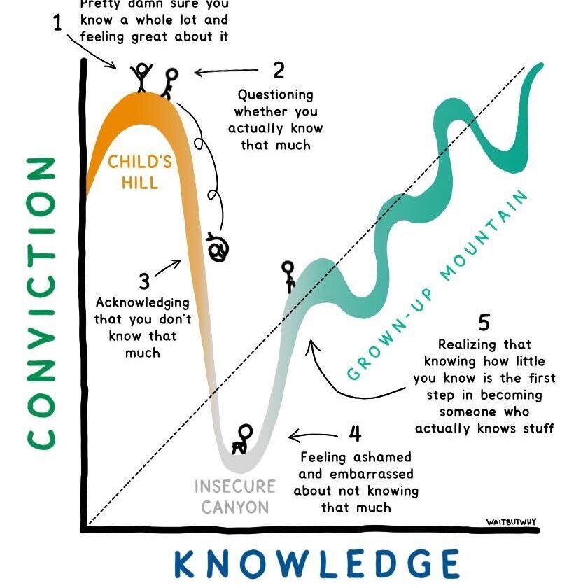 Confident Vs Knowledge