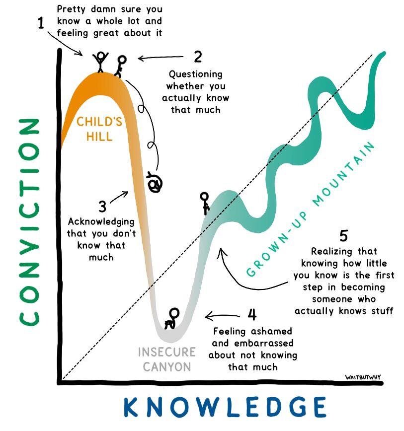 Confident Vs Knowledge