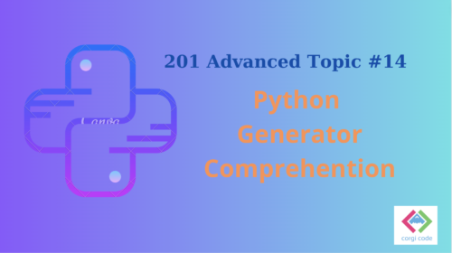python 201 Generator comprehension