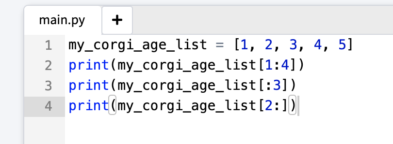 python 101 collection list slice